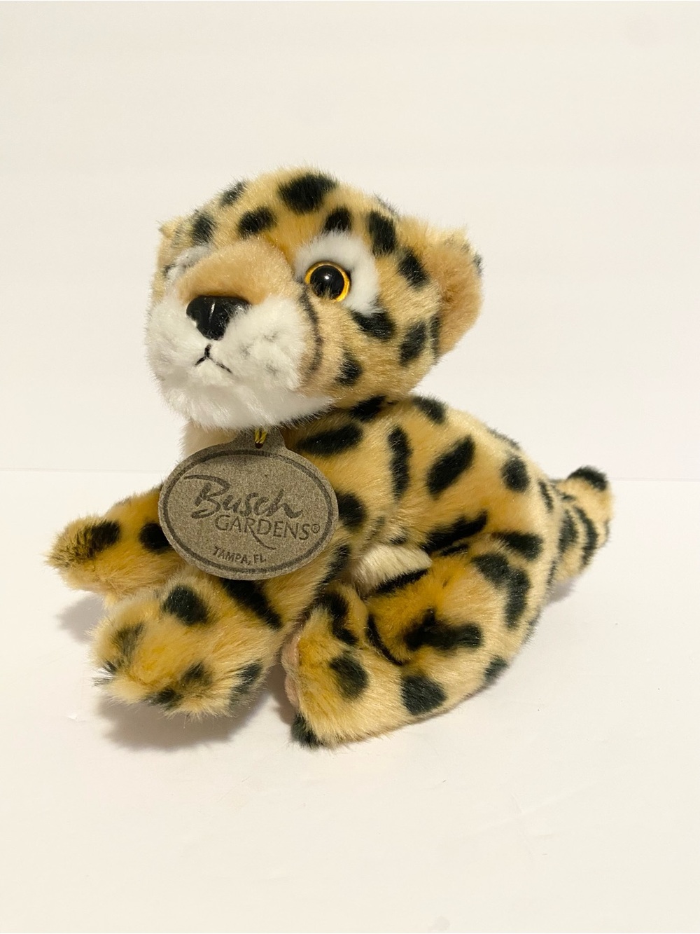 Busch Gardens Leopard Cub Tampa FL Plush Soft Toy Spots Spotted Big Cat Print